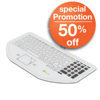  Keywi CleanBoard Medical Keyboard with Touchpad