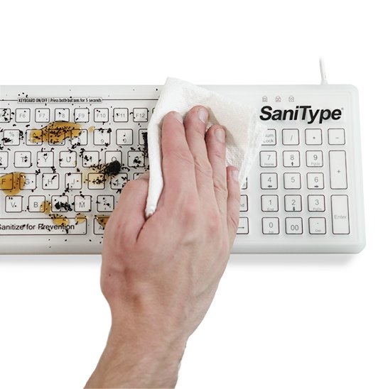 Washable and Waterproof Hospital and Dental Computer Keyboards for Cross Contamination Prevention