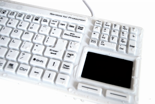 SaniType for Sanitary Typing Medical Hygienic Computer Keyboards KBSTRC106T-W and KBSTFC106-W
